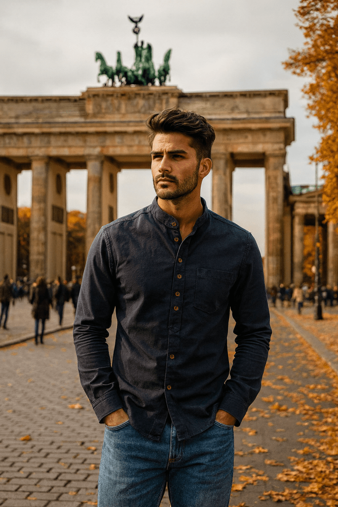 Stylish Men Shirt with an Eastern Inspired Style