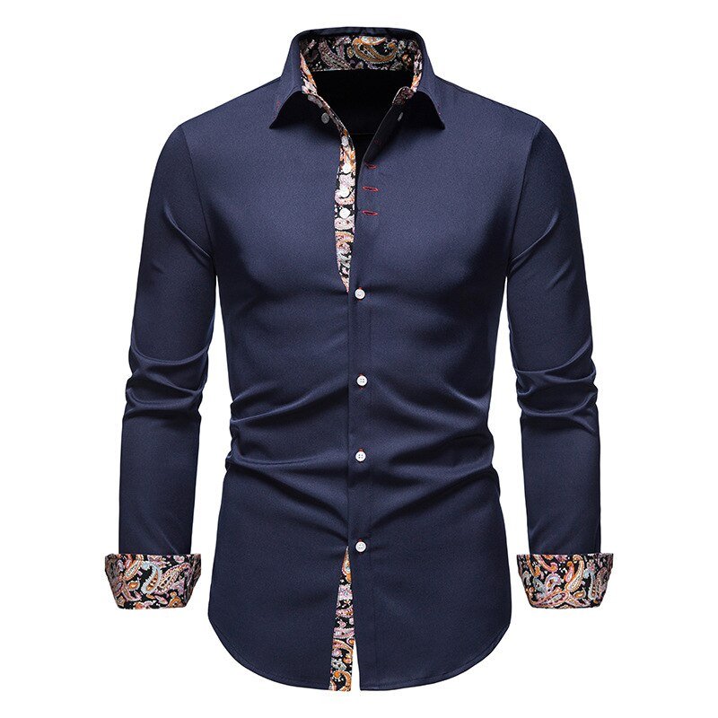 Classic Men’s Long Sleeve Shirt for Adaptable Wear