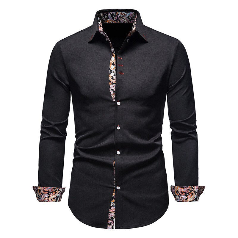 Classic Men’s Long Sleeve Shirt for Adaptable Wear