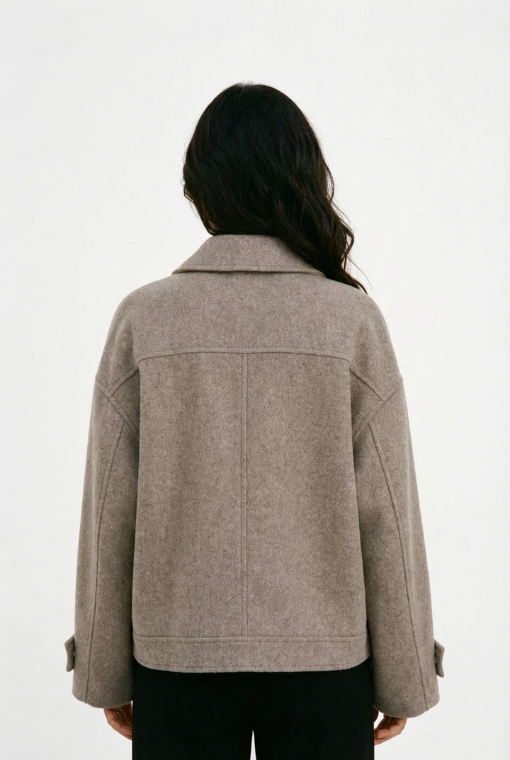 Classic Short Coat with a Modern Appearance