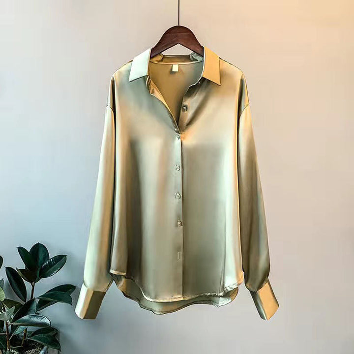 Elegant Women Blouse With Long Sleeves