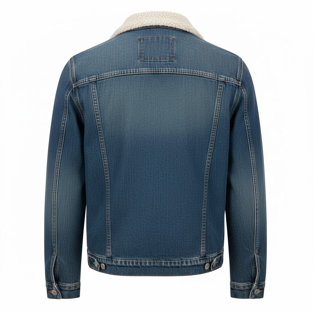 Fleece Lined Denim Jacket