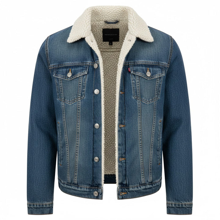 Fleece Lined Denim Jacket