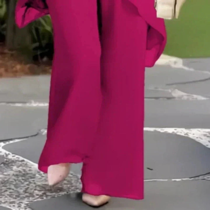 Matching Set with Top and Relaxed Trousers