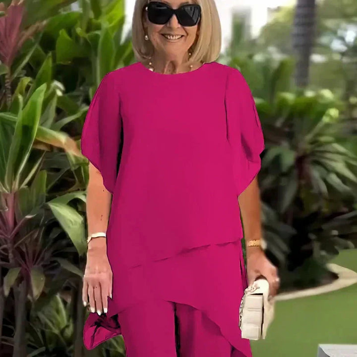 Matching Set with Top and Relaxed Trousers