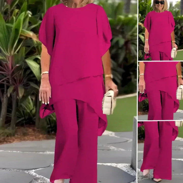 Matching Set with Top and Relaxed Trousers