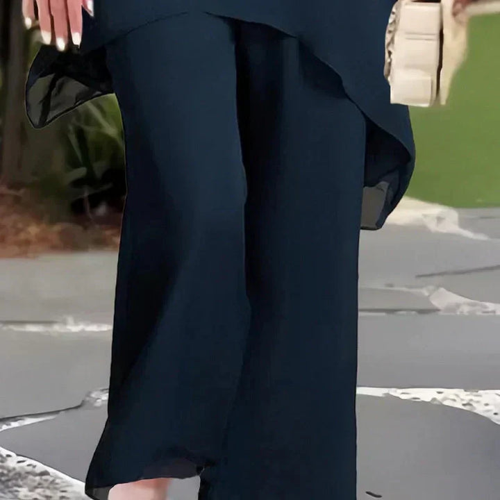 Matching Set with Top and Relaxed Trousers