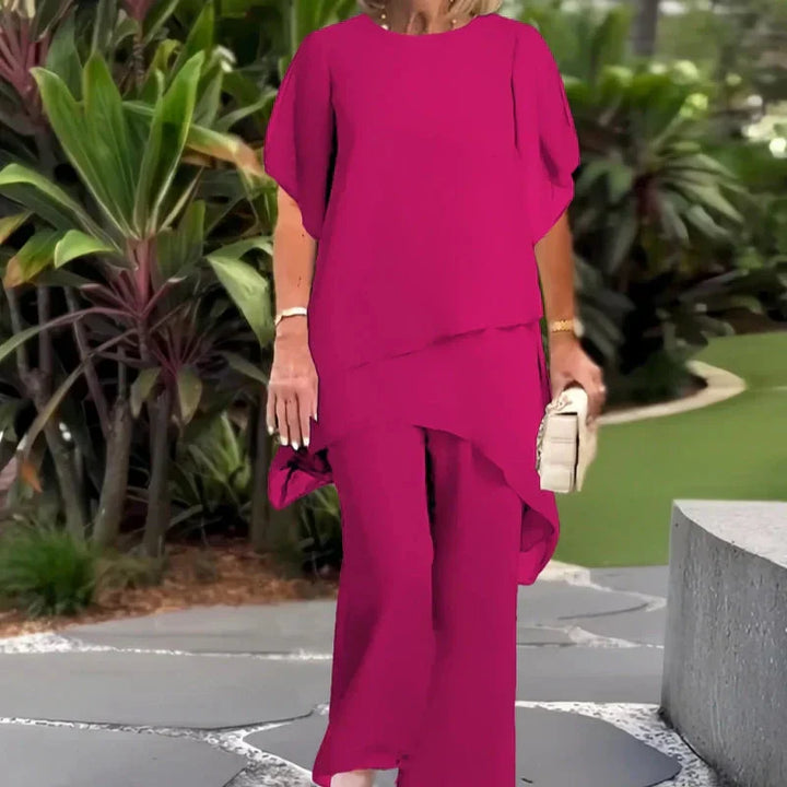 Matching Set with Top and Relaxed Trousers