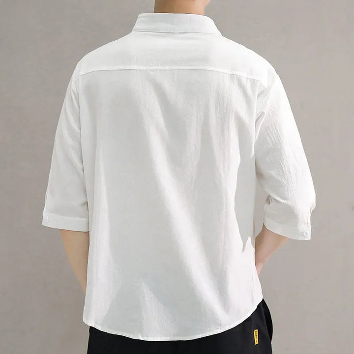 Mens Casual Shirt with Precise Appearance and Modern Fit