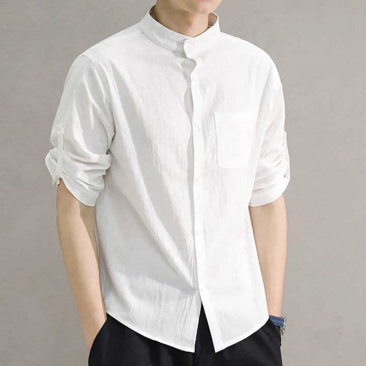 Mens Casual Shirt with Precise Appearance and Modern Fit