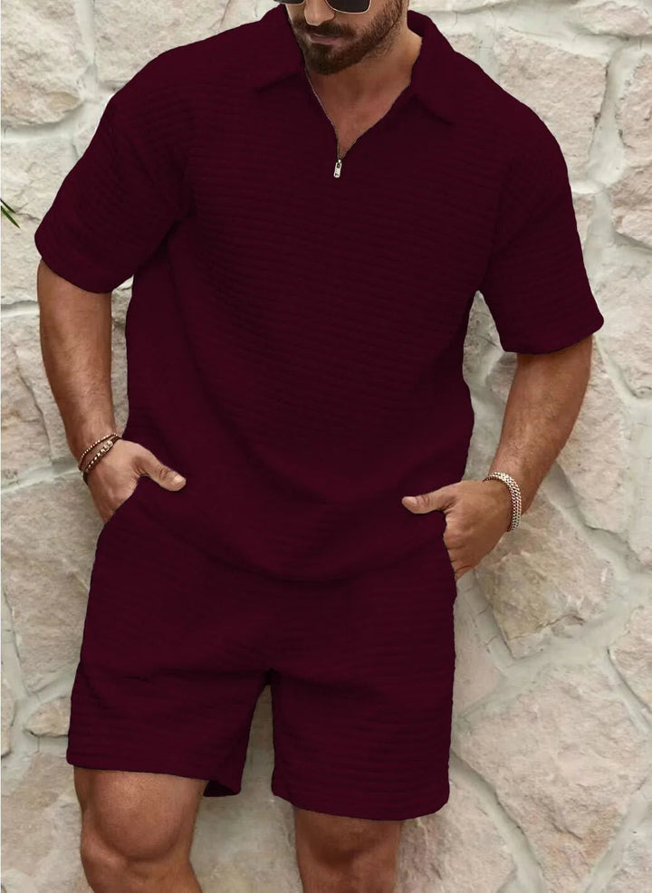 Mens Summer Set with Polo and Shorts