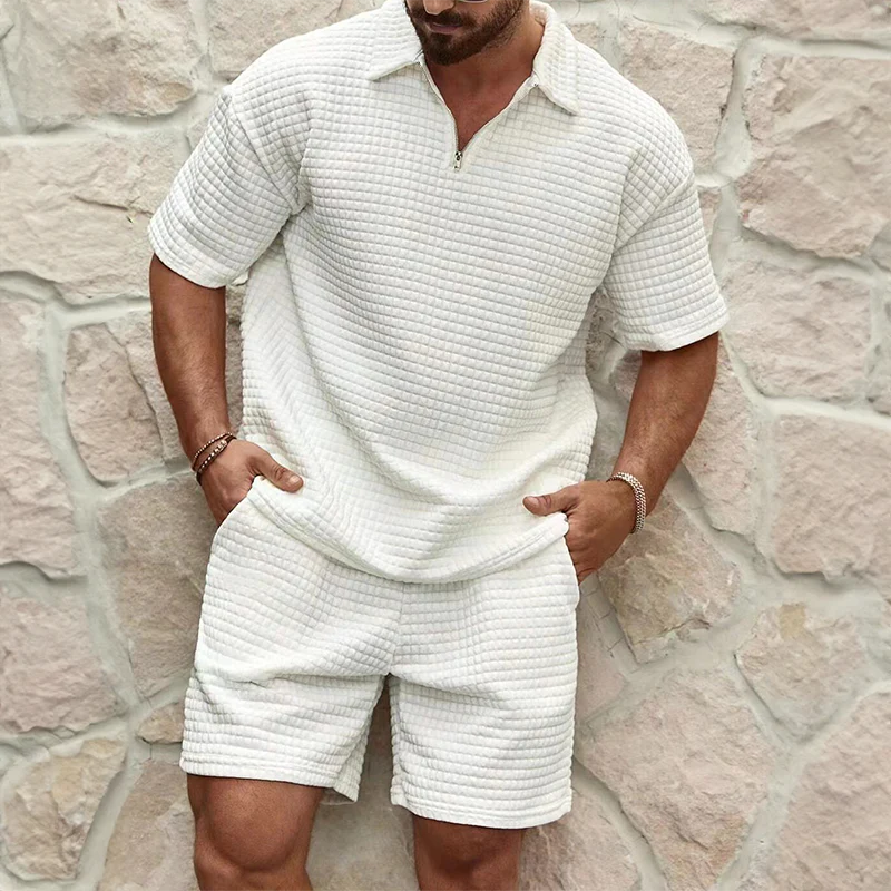 Mens Summer Set with Polo and Shorts