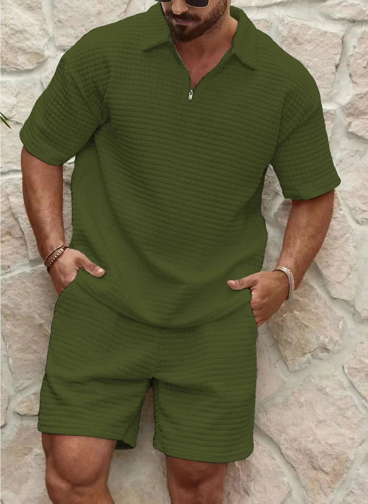 Mens Summer Set with Polo and Shorts