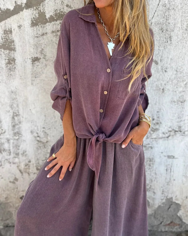 Summer Ensemble with Modern Cut and Two-Piece Format