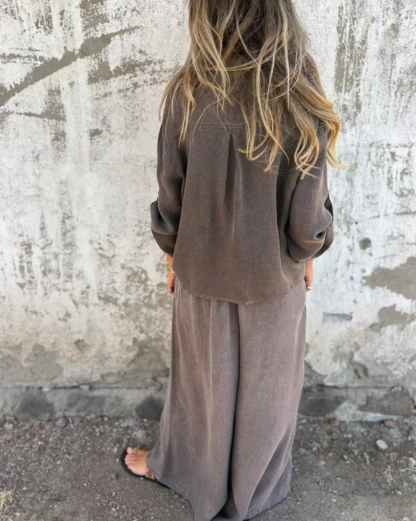Summer Ensemble with Modern Cut and Two-Piece Format