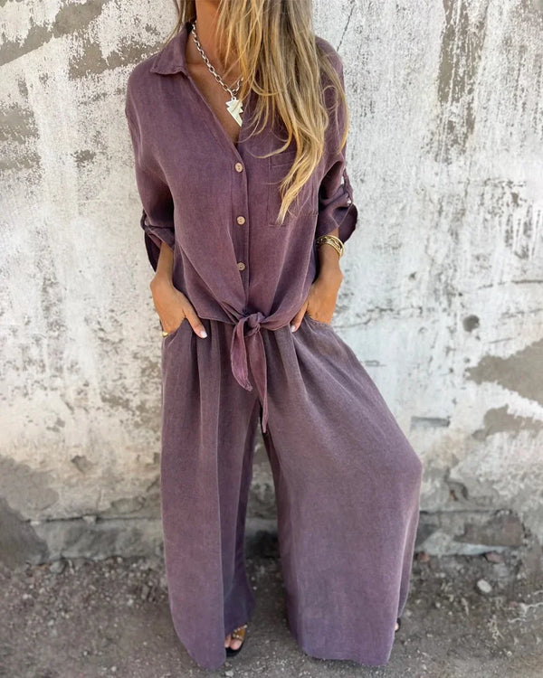 Summer Ensemble with Modern Cut and Two-Piece Format