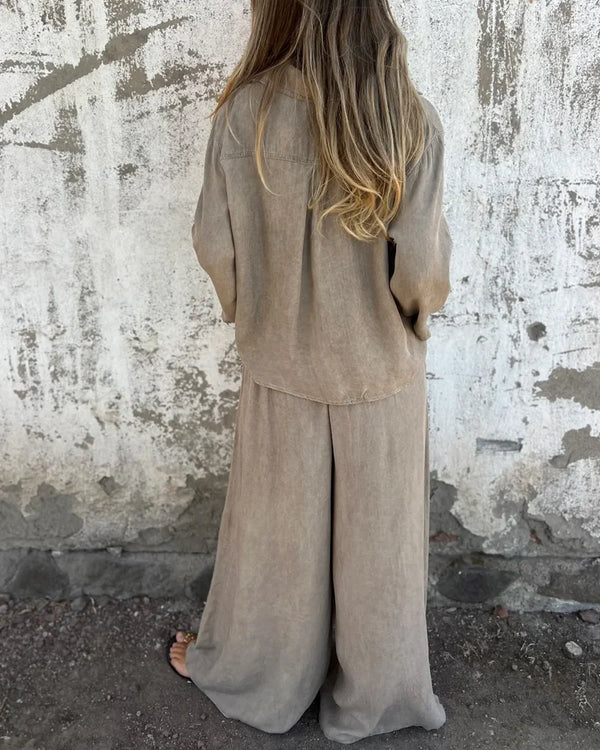 Summer Ensemble with Modern Cut and Two-Piece Format