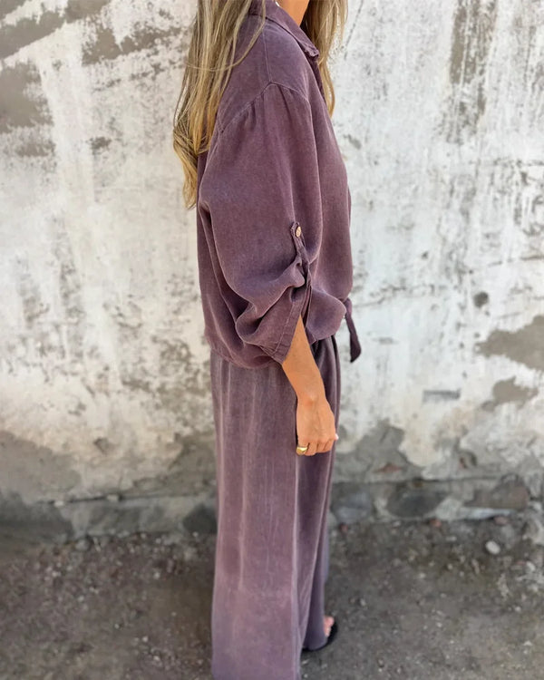 Summer Ensemble with Modern Cut and Two-Piece Format