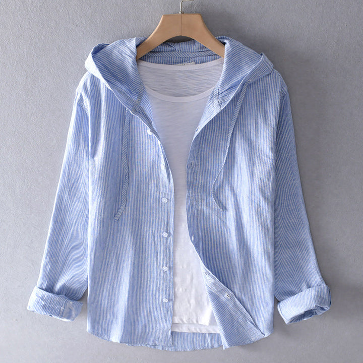 Relaxed Hooded Blouse for Everyday Wear