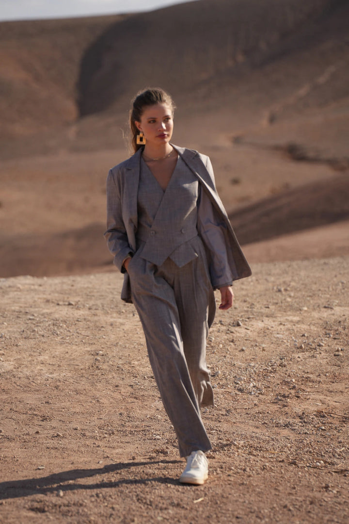 Wide Leg Trousers with Modern Relaxed Silhouette