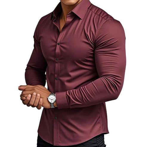 Classic Men Shirt with Clean Timeless Style